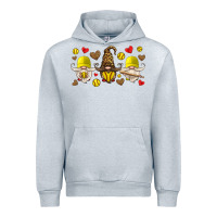 Heather Grey softball gnome Urban Hoodie - HRA Design Shop
