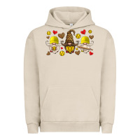 Pigment French Oak softball gnome Urban Hoodie - HRA Design Shop