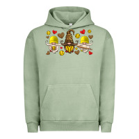 Pigment Oil Green softball gnome Urban Hoodie - HRA Design Shop