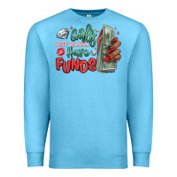Ocean Blue girls just wanna have funds Premium Sweatshirt - MaliasSmallBusiness