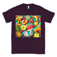 Plum summer fruits Classic Tee - BarkalooDesign