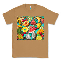 Toasted Coconut summer fruits Classic Tee - BarkalooDesign