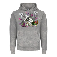 Cloud Rock halloween cow and ghosts Vintage Hoodie - AdoDesignShop