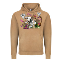 Vintage Camel halloween cow and ghosts Vintage Hoodie - AdoDesignShop