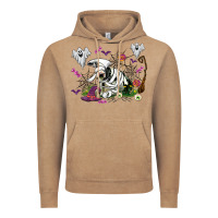 Vintage Coffee halloween cow and ghosts Vintage Hoodie - AdoDesignShop