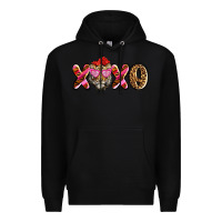 Black xoxo tiger olivia Premium Hoodie - OliviaCreatesArt