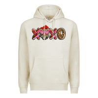 Oatmeal Heather xoxo tiger olivia Premium Hoodie - OliviaCreatesArt