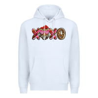 White xoxo tiger olivia Premium Hoodie - OliviaCreatesArt