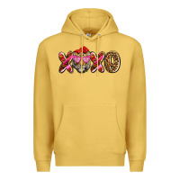 Antique Gold xoxo tiger olivia Premium Hoodie - OliviaCreatesArt