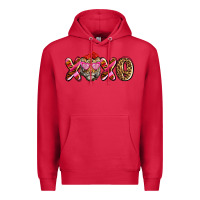 Cardinal xoxo tiger olivia Premium Hoodie - OliviaCreatesArt
