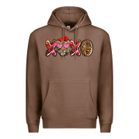 Chestnut xoxo tiger olivia Premium Hoodie - OliviaCreatesArt