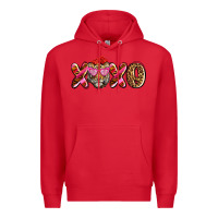 Red xoxo tiger olivia Premium Hoodie - OliviaCreatesArt