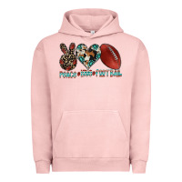 Peace Love Football Urban Hoodie | Teevron