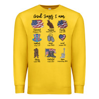Lemon god says i am Premium Sweatshirt - MaliasSmallBusiness