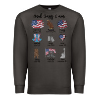 Smoke god says i am Premium Sweatshirt - MaliasSmallBusiness