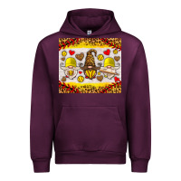 Mauve Wine softball gnome Urban Hoodie - HRA Design Shop