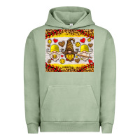 Pigment Oil Green softball gnome Urban Hoodie - HRA Design Shop