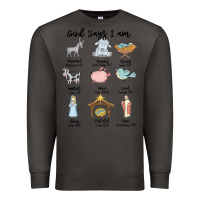 Smoke god says i am Premium Sweatshirt - MaliasSmallBusiness