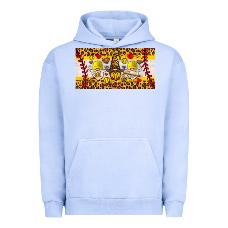 Softball Gnome License Plate Urban Hoodie by HRA Design Shop | Teevron