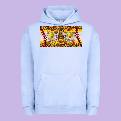 Softball Gnome License Plate Urban Hoodie Designed By Hra Design Shop