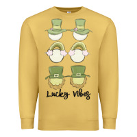 Antique Gold lucky vibes Premium Sweatshirt - MaliasSmallBusiness