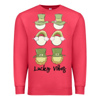 Cardinal lucky vibes Premium Sweatshirt - MaliasSmallBusiness