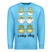 Ocean Blue lucky vibes Premium Sweatshirt - MaliasSmallBusiness