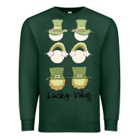 Sports Green lucky vibes Premium Sweatshirt - MaliasSmallBusiness