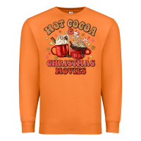 Hot Cocoa And Christmas Movies Premium Sweatshirt | Teevron