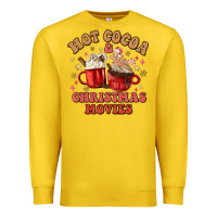 Lemon hot cocoa and christmas movies Premium Sweatshirt - MaliasSmallBusiness