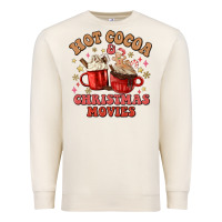 Sandshell hot cocoa and christmas movies Premium Sweatshirt - MaliasSmallBusiness