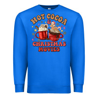 True Royal hot cocoa and christmas movies Premium Sweatshirt - MaliasSmallBusiness