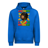 Cobalt juneteenth is my independence day Urban Hoodie - HRA Design Shop