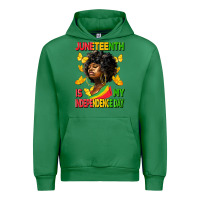 Emerald juneteenth is my independence day Urban Hoodie - HRA Design Shop