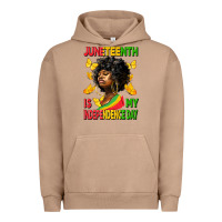 Pigment Burro juneteenth is my independence day Urban Hoodie - HRA Design Shop