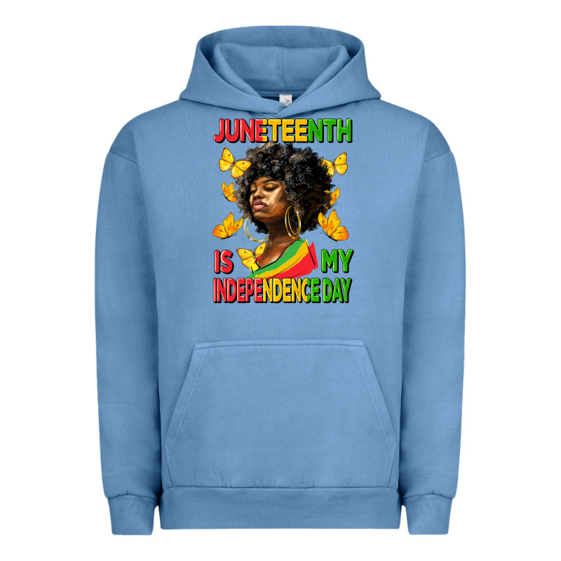 Juneteenth Is My Independence Day Urban Hoodie by HRA Design Shop | Teevron
