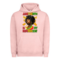 Pigment Salmon juneteenth is my independence day Urban Hoodie - HRA Design Shop
