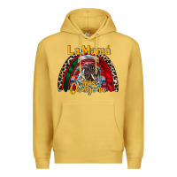 Antique Gold la mama mas chingona Premium Hoodie - RacoonDesign
