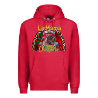 Cardinal la mama mas chingona Premium Hoodie - RacoonDesign