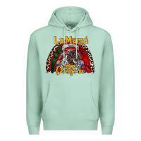 Seafoam la mama mas chingona Premium Hoodie - RacoonDesign