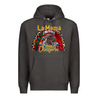 Smoke la mama mas chingona Premium Hoodie - RacoonDesign