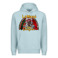 Blue Mist la mama mas chingona Premium Hoodie - RacoonDesign