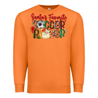 Carrot santas favorite soccer player Premium Sweatshirt - MaliasSmallBusiness