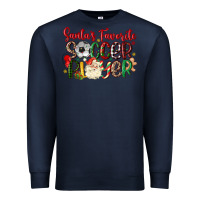 Navy santas favorite soccer player Premium Sweatshirt - MaliasSmallBusiness