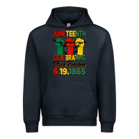 Navy juneteenth celebrating black freedom Urban Hoodie - HRA Design Shop