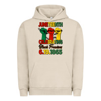 Pigment French Oak juneteenth celebrating black freedom Urban Hoodie - HRA Design Shop
