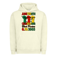 Pigment Pistachio juneteenth celebrating black freedom Urban Hoodie - HRA Design Shop