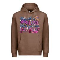 Chestnut why fall in love when you can fall asleep Premium Hoodie - OliviaCreatesArt