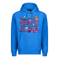 True Royal why fall in love when you can fall asleep Premium Hoodie - OliviaCreatesArt