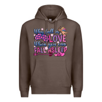 Coffee why fall in love when you can fall asleep Premium Hoodie - OliviaCreatesArt